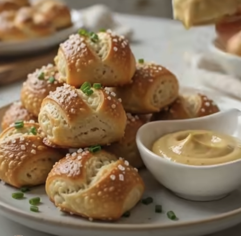 Zero-Flour Cottage Cheese Pretzel Bites