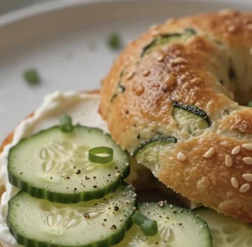 Zucchini Bagels