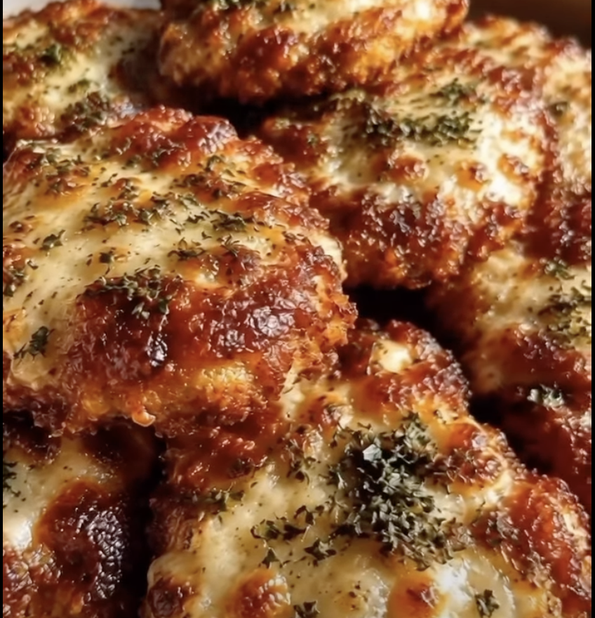 Cottage Cheese Chicken Parmesan Bites