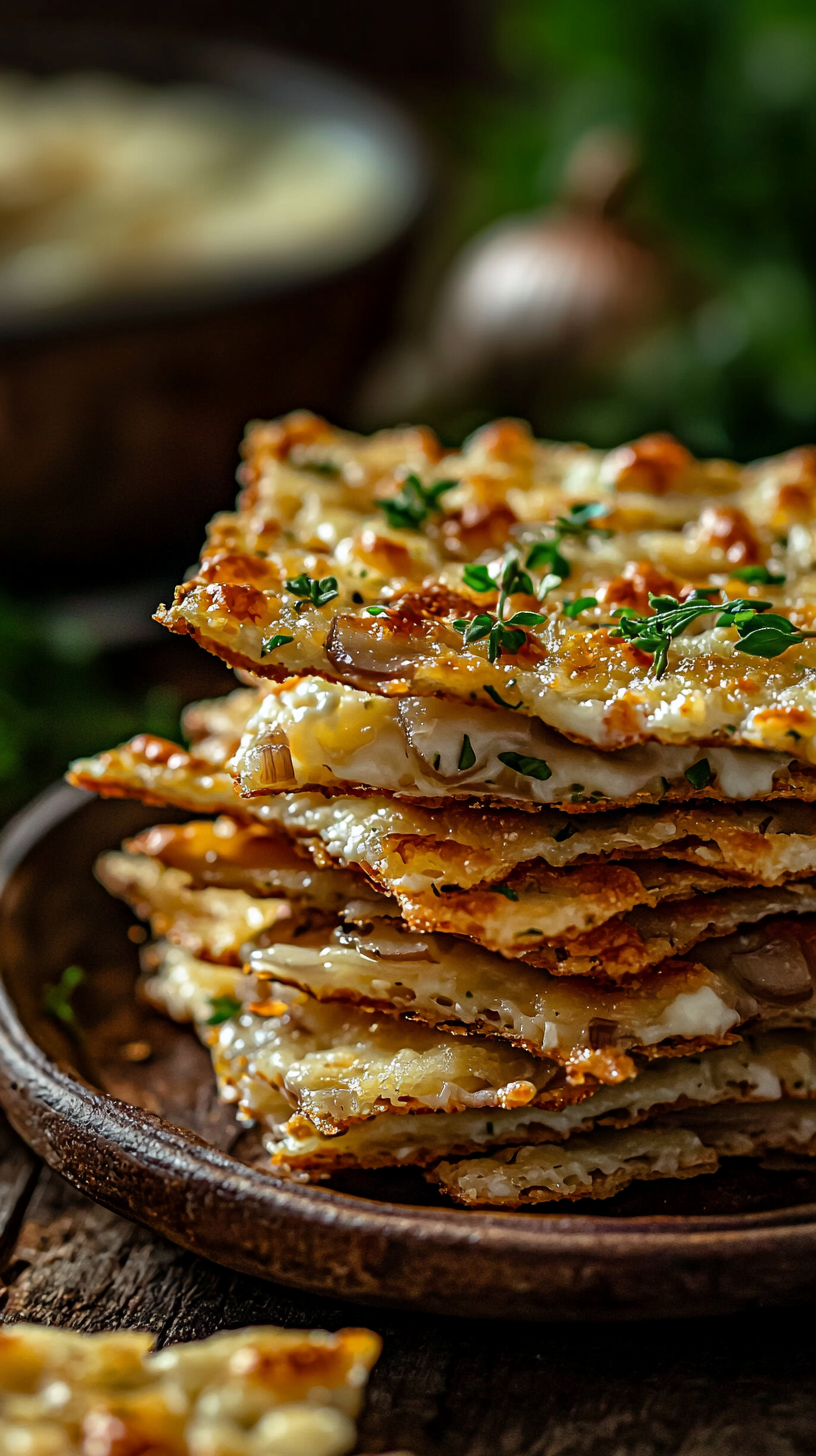 Cottage Cheese French Onion Cracker Shards