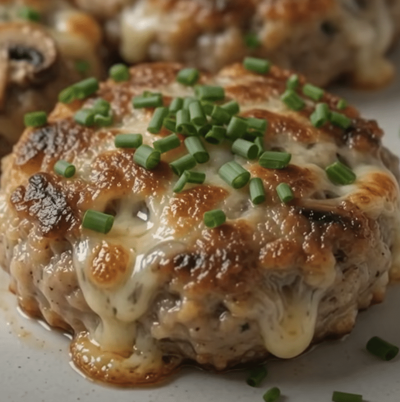 Crustless Mushroom Swiss Melt Bites