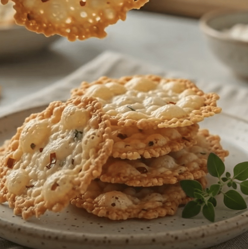Spicy Parmesan Snack Crackers