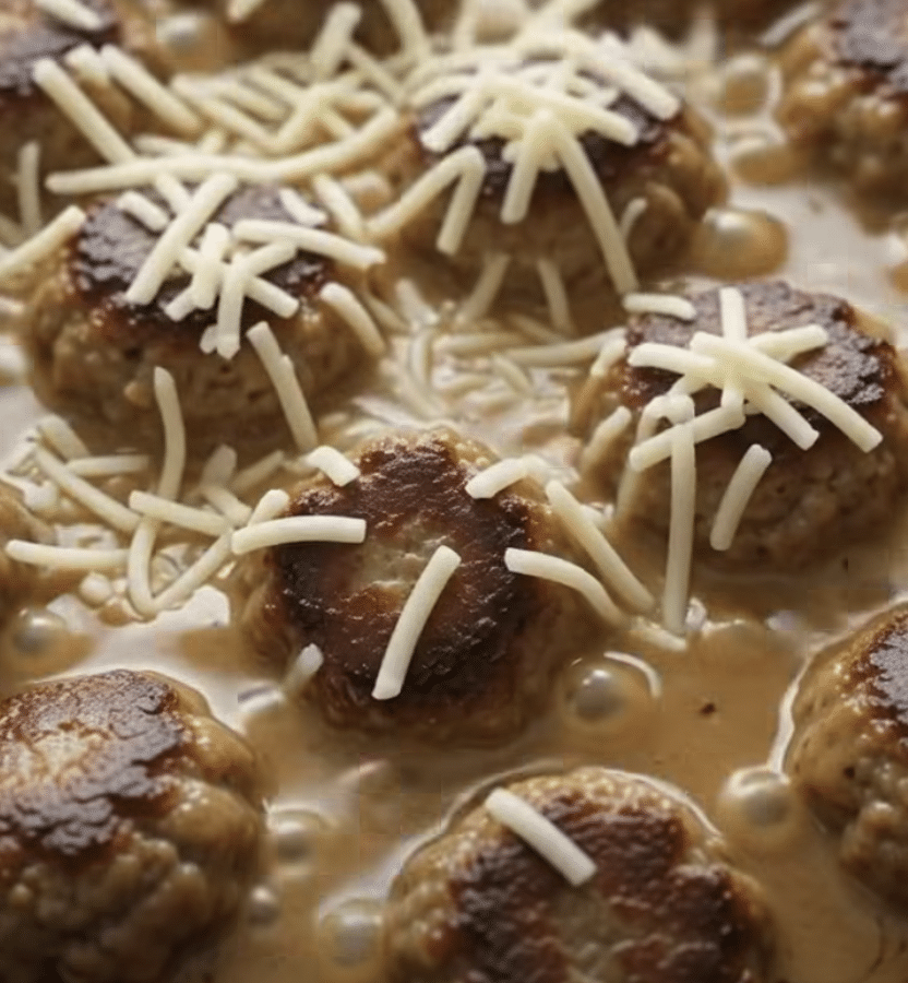 No-Flour Creamy Swedish Meatballs